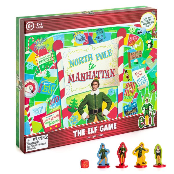 Paladone Buddy The Elf Game - 2-4 Players - Ages 8+ - Christmas Board Game Officially Licensed Elf Movie Merchandise