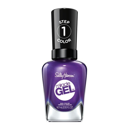 Sally Hansen Miracle Gel Nail Polish, Shade Purplexed 579 (Packaging May Vary)