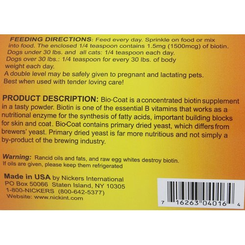 Nickers Bio Coat Concentrated Biotin Supplement - 16 oz