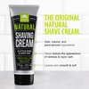 Pacific Shaving Company Natural Shaving Cream - Shea Butter + Vitamin E Shave Cream for Hydrated Sensitive Skin - Clean Formula for a Smooth, Anti-Redness + Irritation-Free Shave Cream (7 Oz, 3 Pack)