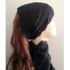 Oyabridal Vintage Lace Headbands for Women Elastic Lace Halloween Headband Party Accessories (Black)