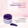 INH Semi Permanent Hair Color Amethyst, Color Depositing Conditioner, Temporary Hair Dye, Tint Conditioning Hair Mask, Safe, Purple Hair Dye - 6oz