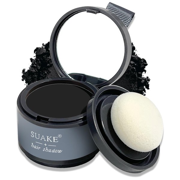 Root Cover Up Hair Topper Powder for Concealing Hair Loss, Thinning Hair, and Bald Spots - Long-Lasting, Natural-Looking Color for Hairline Shadows, Beard Lines, and More