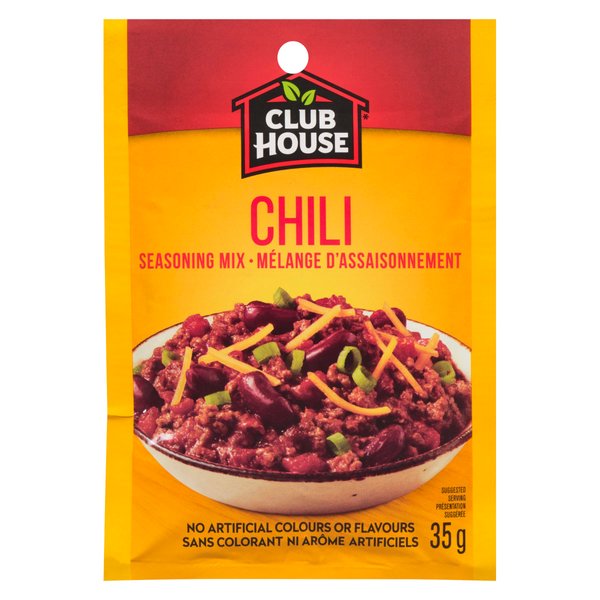 Club House Chili Seasoning Mix, 35g/1.2oz, (Imported from Canada)