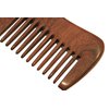 Wooden Comb Wide Tooth Pocket Comb Purple Sandalwood Handmade Hair Comb - WC020