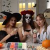 WJFORLION Halloween Beads Clay Beads for Bracelets Jewelry Making Kit, Rubber Band Bracelet Making Kit for Arts Crafts DIY Birthday Gifts (2086pcs)