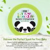 Baby Body Powder with Puff - Natural Cornstarch Baby Powder Talc-Free with Zinc Oxide, Aloe and Vitamin E for Soft Soothing Protected Skin - Gentle Absorption - Newborn Essentials - 140g/4.938oz