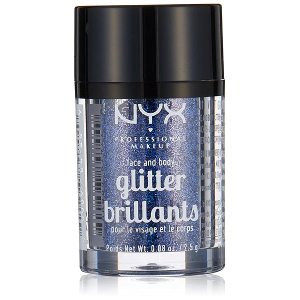 NYX Nyx professional makeup face & body glitter, violet, 0.08 ounce