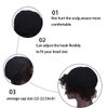 ZHENLISI Dark Brown Color Afro Kinky Curly Short Curly Human Hair Wigs Brazilian Virgin Hair Wigs for Black Women(2#)