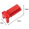 Panduit PSL-BV1 Ball Valve Lockout Device, 0.25 - 1.00-Inch Valve Size, Red