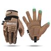 Mossy Oak Rubber Guard Tactical Gloves, Touch Screen Airsoft Gloves for Outdoor Hunting Motorcycle Climbing Paintball