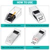 Honoson Blackjack Shoe and Discard Tray Clear Acrylic Blackjack Dealing Shoe Card Dispenser for Playing Cards Discard Holder Trays for Blackjack Game Poker Accessories (4 Deck)