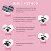 Q&D LASH Extension Kit,Cluster Eyelash 280 pcs,D Curl 8-15mm Length Individual Eyelashes Extension,Bond and Seal, Lash Remover,Tweezer and Brush Set, Lash DIY Apply at Home (HM80D, D 0.07 MIX8-15MM)