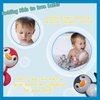 Saurawan 2Pcs Wind up Penguin Bathtub Toys, Water Table Accessories and Toys, Bath Toys Set for Toddlers and Kids 3-5, Newborn Toys Birthday Party Prizes, Easter Kids Wind Up Toys