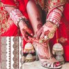 Temporary Henna Tattoo Stickers Indian Henna Flower Pattern Fake Tattoos Stickers for Women Henna Body Arms Legs Hands Tattoo Stickers, Halloween Costume Cosplay Wedding Beach Party Decorations 6 Pcs