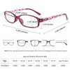 IVNUOYI 6 Pack Reading Glasses Blue Light Blocking,Fashion Ladies Spring Hinge Readers with Pattern Print,Anti Glare UV Eyeglasses for Women 1.0
