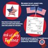 winthrop 240 Pcs 4th of July Temporary Tattoos for Kids - Individually Wrapped, Waterproof & Safe USA Flag & U.S. Presidential Election Designs, Perfect for Independence Day, 60 Unique Patterns