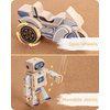 SainSmart Jr. 4-in-1 STEM Kits, Wooden Robot Assembly Toy Set, Woodworking Crafts Projects for Kids, Gift for Boys and Girls