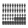 Osilly 50 PCS Engine Under Cover Splash Shield Body Bolts Screws, Universal Extruded U-Nuts Kit, Bumper Fender Liner Push Retainer Fastener Clips, Replacement for G35 G37 FX35 FX45 EX35