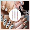 Nail Dotting Tool, 4 PCS Professional Nail Art Dotting Tool Stainless Steel Dotting Pen Tool Nail Art Kit for Painting Nail Design Pattern Embossing Art Dot Tools Rhinestone Picker Tool Pottery Tool