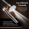 High Sierra Showerheads E-Z Reach Solid Metal Shower Arm Extension, Chrome Finish, 6"