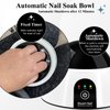 Electric Nail Soaking Bowl, Soak off Bowl for Gel Nail Polish, Acrylic Nails, Dip Powder Removal, Black
