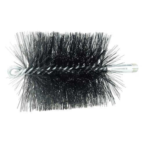 Weiler 44169 4" Double Spiral Flue Brush, 012 Steel Fill, Made in The USA