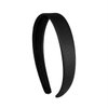 Ayaoch Black 1 Inch Satin Hard Headband Solid Hair band for Women and Girls