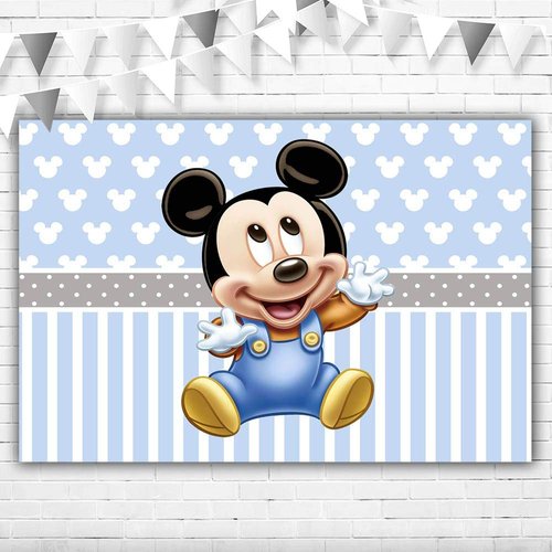 Light Blue Baby Backdrop Half Birthday 5x3 Vinyl Background Head Baby Shower Backdrop for Boy Happy Birthday Themed Banner for Party Supplies