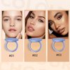 SACE LADY Face Pressed Powder Sets Makeup, Controls Shine, Smooth Fine Lines for Flawless Lightweight Finishing Effect, Long Lasting Compact Cosmetics Cruelty-free, 0.35oz