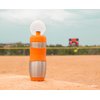 Kid Basix Safe Sporter | Lunch & Sport Stainless Steel Water Bottle | Easy Pull Spout | Mud Cap|Dishwasher Safe |Holds 16 Oz. | Orange