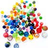 Miutrue 100 Assorted Marbles Bulk Cheap for Kids Ages 4-8-12 Play Marbles Physical Therapy Glow in The Dark Glass Marbles
