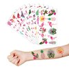114 PCS Flamingo Temporary Tattoos Sticker Hawaiian Summer Tropical Luau Birthday Party Decorations Supplies Favors Gifts Ideas Girls Boys Baby Showers Prizes Cute Tattoo School Reward Themed
