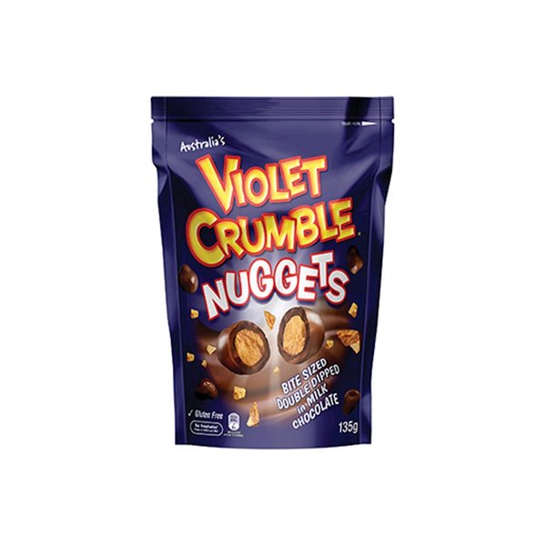 Violet Crumble Milk Chocolate Nuggets, 135g