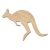 Kangaroo Wood Cutouts for crafts, Laser Cut Wood Shapes 5mm thick Baltic Birch Wood, Multiple Sizes Available