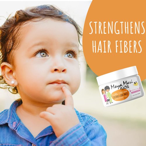 MAYA MARI - Kids Curl Cream With Coconut Oil, Curly Hair Cream, Coconut and Lime Twist, 12 oz