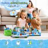 Aleath 100PCS Magnetic Building Blocks-for Kids, Chirstmas Build Magnet World Set for 3-10 Years Old Boys & Girls Magnetic Building Toys for Toddler (XMS)