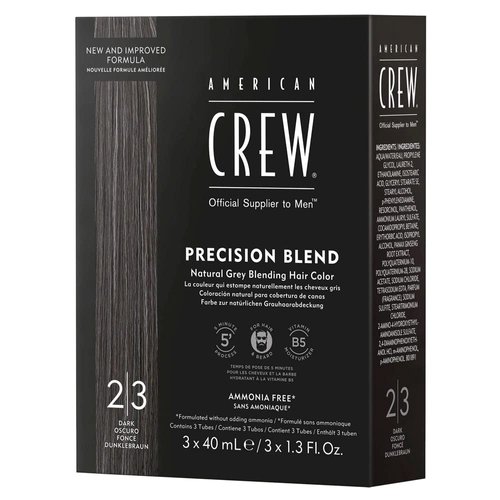American Crew Men's Temporary Hair Color, Temporary Hair Dye, Natural Gray Coverage, Dark, 1.35 Fl Oz