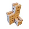 Magz Magnetic Wooden Bricks 40 Piece, Magnetic Building Blocks containing 40 magnetized Natural Wood Bricks/Blocks Building and Stacking Set Offered