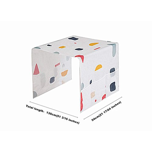 Kinteshun Fridge Dustproof Cover,Refrigerator Washing Machine Top Cover with Kitchenware Organizer Pockets