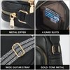 BOSTANTEN Small Crossbody Bags for Women Designer Zip Cell Phone Purse Shoulder Handbags Wallet with Card Slots Retro Black