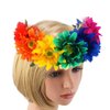ZLIXING Rainbow Headband Pride Outfits Accessories Women Girls Sunflower Crown Gay Pride Accessories Shirt Stuff for LGBTQ Party Decorations