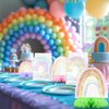 Rainbow Party Decorations - Honeycomb Centerpieces for Kids' Rainbow Birthday and Baby Shower Table Decor