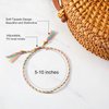 Hicarer 28 Pieces Woven Wrap Friendship Bracelets Handmade Braided Friendship Bracelet Adjustable Colorful Beaded Bracelet