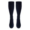 Truform Compression Socks, 15-20 mmHg Men's Cushion Foot, Knee High Over Calf Length, Navy, Medium