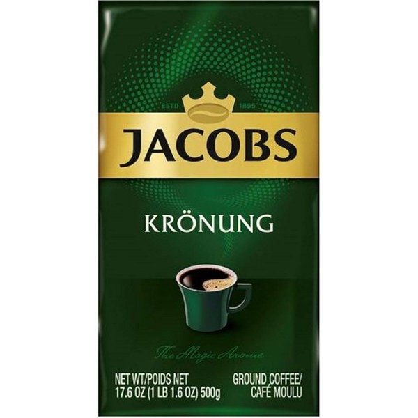 Jacobs Kronung Ground Coffee 500 Gram / 17.6 Ounce (Pack of 1)