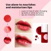 Fovcos Lip Tint Stain, Lip Glosses, Moisturizing Lip Stain, Lip Tint, Skin Tint, Lip-Plumping, Non-sticky, Long Lasting Lip Makeup (Apple)