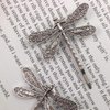 Dragonfly Hair Clip,Antique Headwear Wedding Retro Styling Hair Clip,Bridal Headdress, Color Head Wear Styling Hair Accessories for Girls Women Bobby Pins Hairpins French (2)