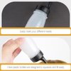 PACKOVE Hair Coloring Bottle 3pcs Hair Dye Squeeze Bottle Clear Hair Dye Bottle Hair Salon Bottles Dye Applicator Bottle Hair Oil Dispenser (Size S) Refillable Shampoo Bottle