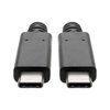 Tripp Lite USB C Cable w/ 5A Rating 20V (100W) 10 Gbps M/M USB 3.1 Gen 2 USB Type C USB-C USB Type-C 3ft 3' (U420-003-G2-5A), Black